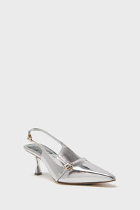 Silver Specchio Ines Pump